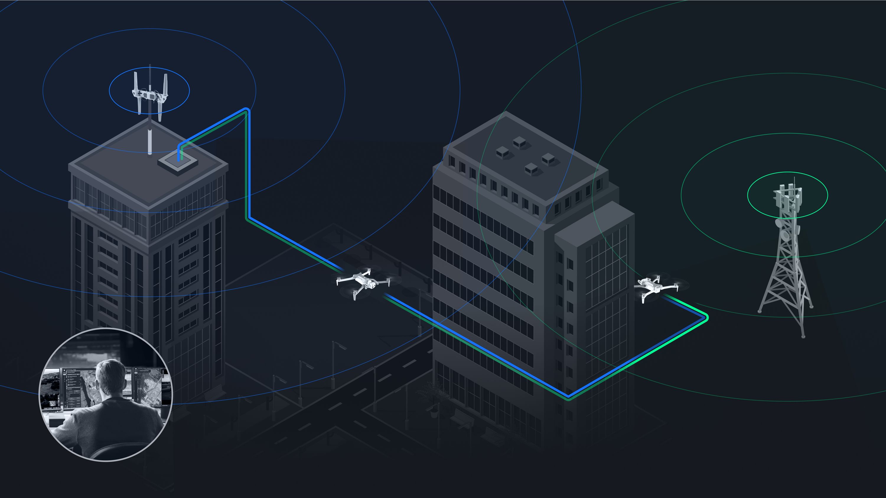 Skydio Connect Fusion switching network to get best connection 