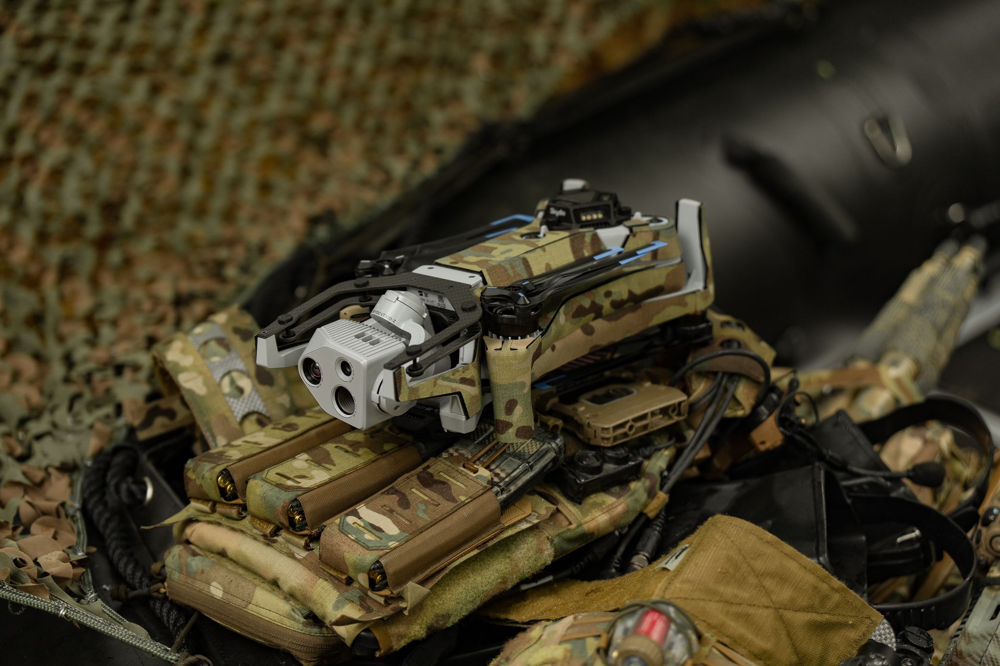 a folded up Skydio X10