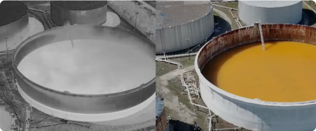 infrared vs standard lens example