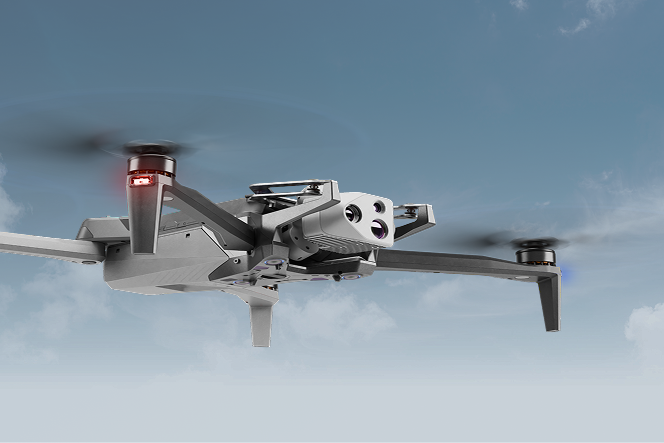 Skydio X10 Drone flying