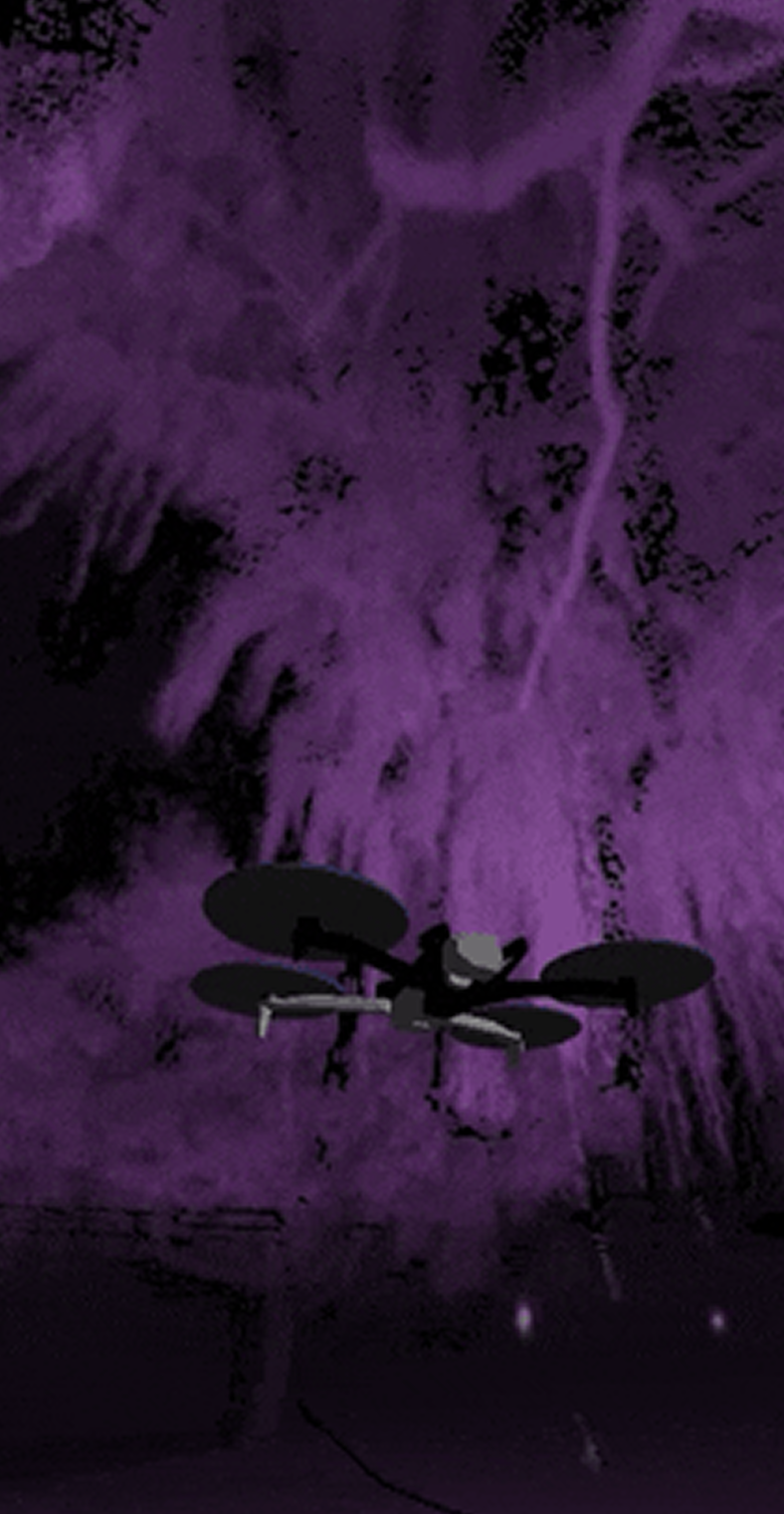  livestream from X10 drone using NightSense to operate in the dark