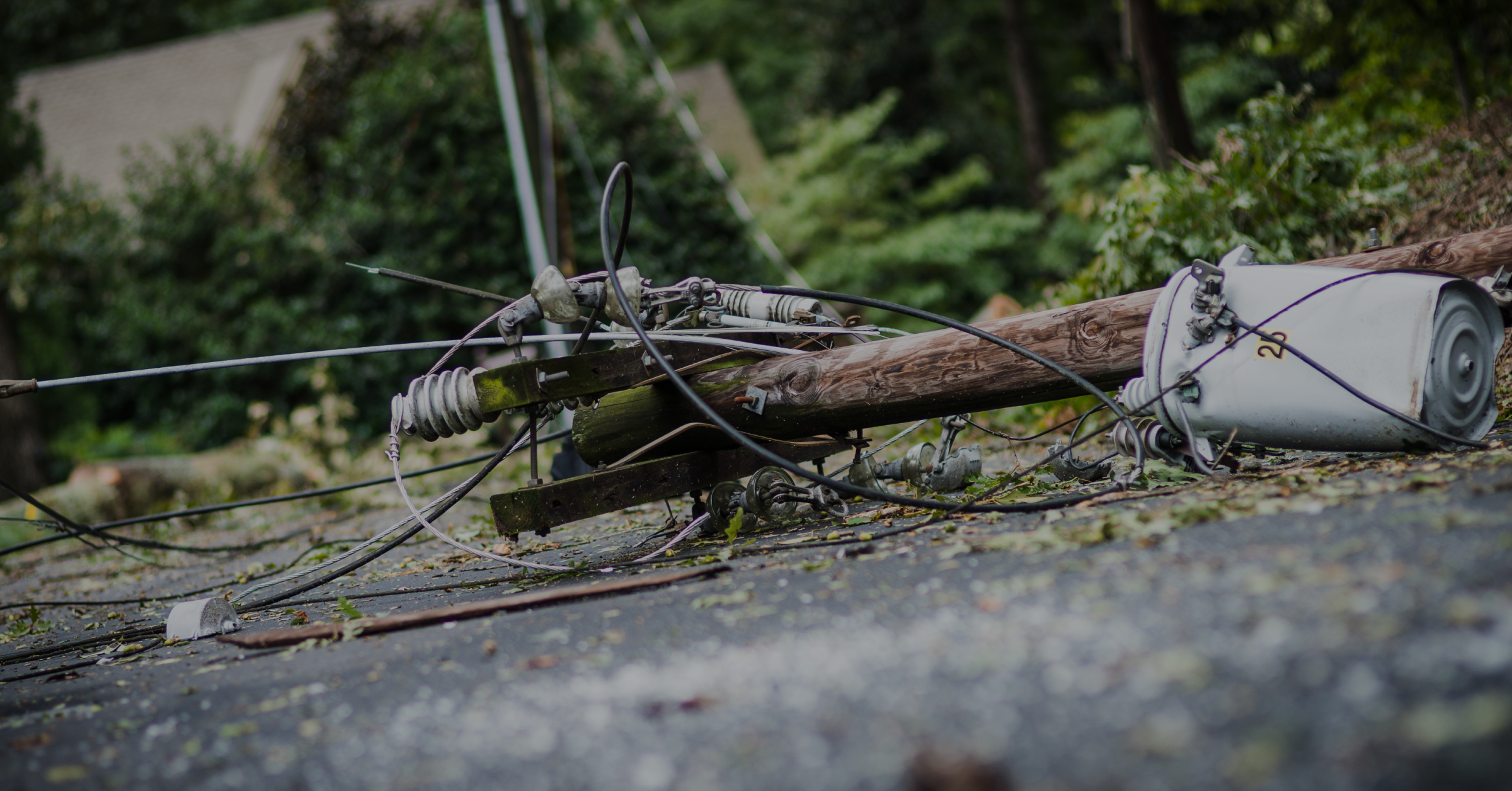downed power lines after a storm